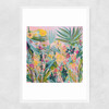 Flutter Springtime Narrow White Frame
