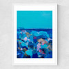 Rockpool and Hot Rocks Medium White Frame