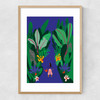 Night Garden Narrow Oak Frame