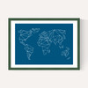 Geometric World Map