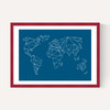 Geometric World Map