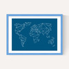 Geometric World Map