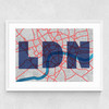LDN Medium White Frame