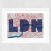 LDN Wide White Frame