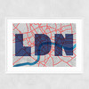 LDN Narrow White Frame