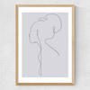 Female Medium Oak Frame