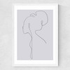 Female Medium White Frame