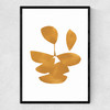 Leaves XI Narrow Black Frame