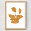 Leaves XI Wide Oak Frame