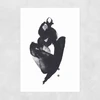 Sitting Woman III Unframed Print