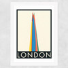 London by Rosi Feist Wide White Frame