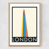 London by Rosi Feist Medium Oak Frame