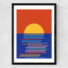 Sunset Medium Black Frame