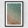Where Sand and Water Medium Black Frame