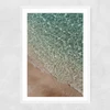 Where Sand and Water Narrow White Frame