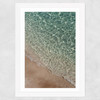 Where Sand and Water Wide White Frame