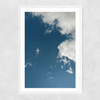 Sky Diving Narrow White Frame