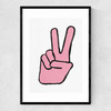 Peace by In House Narrow Black Frame
