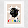 Cosmos Wide White Frame