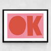 OK! Medium Black Frame