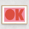 OK! Medium Oak Frame