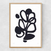 The Plant III Narrow Oak Frame