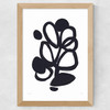 The Plant III Wide Oak Frame