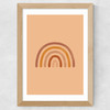 Boho Rainbow Wide Oak Frame