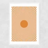 Orange Sun Rays