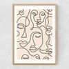 Single Line Faces