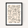 Single Line Faces