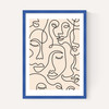 Single Line Faces