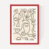 Single Line Faces