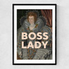 Boss Lady Narrow Black Frame