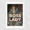 Boss Lady Narrow White Frame