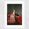 For Like Ever Wide White Frame
