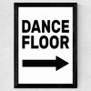 Dancefloor Wide Black Frame