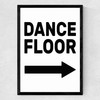 Dancefloor Medium Black Frame