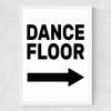 Dancefloor Medium White Frame