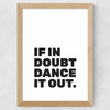 Dance It Out Wide Oak Frame