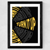 Turn It Up Wide Black Frame