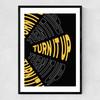Turn It Up Narrow Black Frame