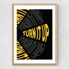 Turn It Up Medium Oak Frame