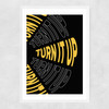 Turn It Up Narrow White Frame