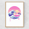 The Great Vapor Wave Narrow Oak Frame