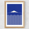 Waves and Fuji San Wide Oak Frame
