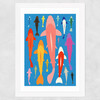 Koi Gang Wide White Frame