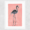 White Flamingo Wide White Frame