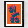 Disco by Limbo and ginger Wide Black Frame