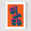 Disco by Limbo and ginger Medium White Frame